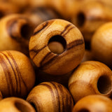 ZULUF 10mm Olive Wood Mala Beads Bulk (1000pcs) Cuentas para Hacer Rosarios Cat licos Wooden Craft Beads for Jewelry Making Ros
