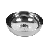 Karmbhumi Stainless Steel Cookware Hammered Without Handle Tasla/Kadhai Silver (1500ml(10 No.))