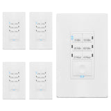 ENERLITES Countdown Light Timer Switch for Bathroom Fans, Lights, 5-10-30-60 Min, 2-4 Hour, 120VAC Neutral Wire Required, UL Lis