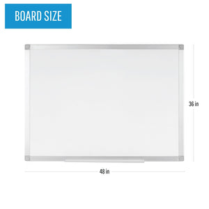 Ayda Melamine Dry-Erase Board, 36 X 48