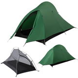 1-Person Lightweight Backpacking Tent - Waterproof Tent for Single Person, Ultralight Camping Tent for Outdoor, Easy Setup for O