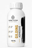 Dark Atom Gilding Adhesive (150.ml) for Gold Leaf Glue, Water Based Glue Transparent Effect, Art& Crafts for Multipurpose
