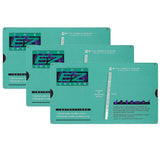 Original EZ Grader EZ57033 EZ Grader Rectangle Shaped Score Up to 95 Questions, 3 Packs