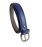 Pinkit GirlS Pu Leather Belt For Women/Ladies/Girls (Free Size, Fits Waist Size 26 To 34) Blue (Pack Of 1)