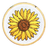 Merishopp Embroidery Starter Kits With Pattern Diy Stitch Crafts Sunflower