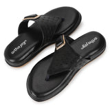 Ortho Joy Doctor Fancy Slipper For Women || Orthopedic Women'S Fancy Slipper/Sandal For Women,Black,3,B0CQJNGHMF