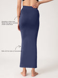 Nykd Seamless Spandex Saree Shapewear For Women Petticoat/Peticote Saree Shapewear, Nysh01, Blue(Peacoat Navy), M, 1N