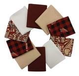 Choice Fabrics College Fat Quarter Bundle (18  x22Cuts) - Florida State Seminoles - 10 Pack - Premium Licensed Fabrics for 