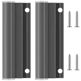 CroBlissful 2 Sets Hinge Leaf for Screen Doors Gray Upper Storm Aluminum Door Replacement Parts Compatible with Anderson Screen 