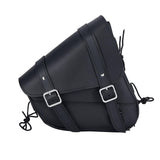 RiderVibe Motorcycle Saddle Bags Synthetic Leather Motorcycle Solo Swing Arm Bag For Softails Sportsters Choppers Waterproof Sid