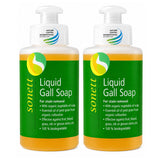 Sonett Organic Liquid Gall Soap Stain Remover for Clothes, 4 oz, Pack of 2