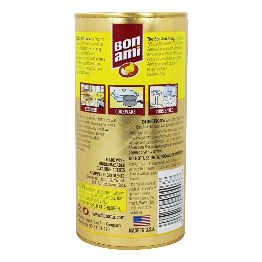 BON AMI - All Natural Powder Cleanser Kitchen & Bath - 14 oz.