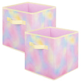 ShellKingdom Storage Bins, Foldable Fabric Storage Cubes And Cloth Storage Organizer Drawer For Closet And Toys Storage, 2 Pack 
