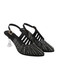 Shoetopia Pointed Toe Stylish Black Pumps For Women & Girls /Uk6-Eu39,Black,6,B0CK5HMVS7