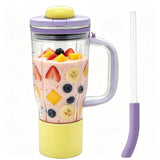 WSEYU 26 oz Travel Tumbler Replacement Compatible with Ninja BlendBoss Personal Blenders, Replacement 26oz Smoothie Vessel Cup w