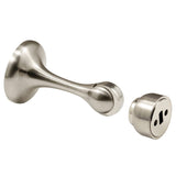 Prime-Line MP4910-1 Magnetic Door Holder, 2-7/8 In., Diecast, Satin Nickel Finish, Heavy (Single Pack)