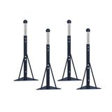 Factory Direct Partners Replacement Standard Ball Glide Table Legs for FDP Activity Tables, Adjustable Height 19-30 inches, Incl
