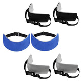 Trendivibe 2X Neck Pillow Straps Comfortable Sleeping Portable Airplane Travel Neck Rest Black