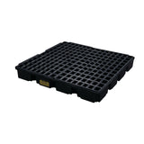 Eagle Square 4 Drum Spill Platform with Forklift Pockets, 51.5x51.5x6.5, 60.5 Gallon Sump, 10,000 lbs. Load Capacity Containm