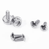 6pcs Football Helmet Repair Kits, Stainless Steel Helmet Mask Screw Kit Sport Football Helmet Hardware Kit Football Helmet Acces