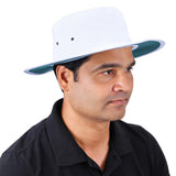 MenS And WomenS India Cricket Cap Head Caps For Men | Unisex Cap | Cricket Caps | For All Sports | Umpire Hat (White)