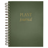 Sweet Water Decor Plant Journal, Cute Lined Spiral Notebook for Women, 125 Prompt Pages for Writing & Tracking Plant Growth, Gre