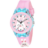 Goldenize Fashion Kids Analogue Watch With Mulrticolour Glowing Disco Light| Glowing Watch For Boys & Girls Age Above 5 Years Wi