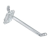 Azar Displays 800004-C Pack of 50 Clear Pegboard Hooks (Also Available in Black & White) - 4Pegboard Hook Set (2& 6P