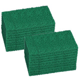 luzen 20Pcs Household Scour Pads Sponge Home Kitchen Cleaning Sponge Dish Scrubber Heavy Duty Scrub Pads for Dishes Pots Pans Re