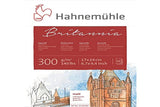 Hahnemhle 10628983 Britannia Watercolour Block Watercolour Pad - 300gsm 12 Sheets,17 x 24 cm