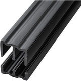 Rockler 4 Foot Plastic Sliding Door Track - Sliding Cabinet Door Track is for 1/4by-Passing Glass Doors - Plastic Sliding Do