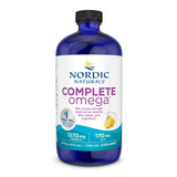 Nordic Naturals Complete Omega, Lemon Flavor - 16 oz - 1270 mg Omega-3 - EPA & DHA with Added GLA - Healthy Skin, Cognition, Pos