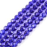 1000pcs Czech Faceted Round Crystal Glass Beads 4mm Small Tiny Spacers Bulk Cobalt Blue