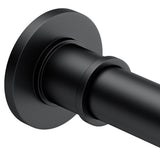 BRIOFOX Shower Curtain Rod - Stainless Steel Adjustable 30-78 Inches Tension Rod for Shower or Window 1 inch Diameter Matte Black-New