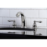 Kingston Brass Kb986Alpn Victorian Widespread Bathroom Faucet, 6 X 5.25 X 2.5, Polished Nickel