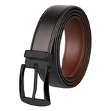 Zoro Vegan Leather Reversible Belt For Men | Black/Brown | Can Be Fits On Up To 28 To 46 Inches Waist Size