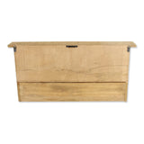 Cheungs Natural Wood Hanging Wall Storage, Brown