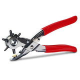 Imagineville Punch Hole Pliers: Metal Hand Tool With Revolving HeavyDuty Puncher For Leather Craft, Belts, Watch Bands, Bags, D