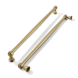 khtumeware 6 Pack 12 Inch(305mm) Brushed Brass Cabinet Pulls Satin Brass Kitchen Cabinet Handles Kitchen Cabinet Hardware for Cu