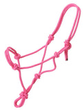 Tough 1 Miniature Poly Rope Tied Halter, Pink, Medium