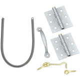 National Hardware N107-490 Screen/Storm Door Set in Galvanized