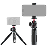 NEEWER Entry Level Version Mini Tripod for Camera, 360 Small Desk Portable DSLR Webcam Cell Phone Mount Holder Stand Selfie Stic