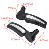 Amazicha Black Saddlebag Latch Kit Saddle Bag Latches Lifter Compatible for Harley Davidson Touring Street Glide, Road Glide, El