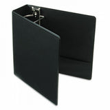 XtraValue ClearVue Slant-D Ring Binder, 3, Black
