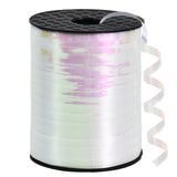 BEISHIDA 500 Yards White Ribbons Curling Ribbon 5mm for Gift Wrapping, Thin Curly Ribbon for Craft Balloon String Birthday Party