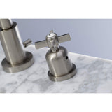 Kingston Brass Fsc8928Zx Millennium Widespread Bathroom Faucet, 10 X 5.38 X 10.06, Brushed Nickel