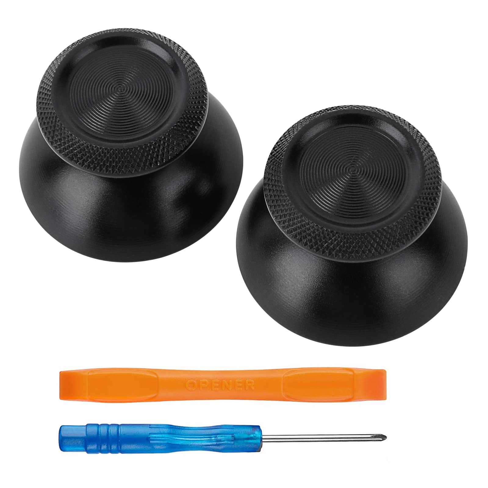 TOMSIN Metal Thumbsticks Replacement Kit for PS5 Controller - Aluminum Joysticks Accessories Compatible with Dualsense Controlle
