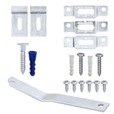 Framer Supply Complete TLock Security Hanger Set for Wood & Metal Frames, 1 Set + 1 Wrench