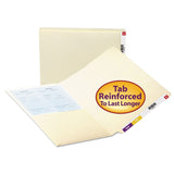 Smead Folders, Front Interior Pocket, Straight End Tab, Letter, Manila, 50/Box