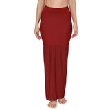 Zivame All Day Flared Mermaid Reversible Saree Shapewear For Women - Brown And Rose Brown L